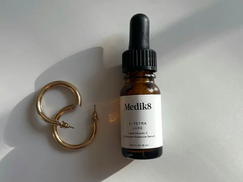 Gold Earrings + vitamins ear care